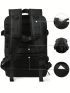 Medium Functional Backpack Zip Front With USB Charging Port Expandable Capacity