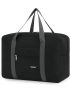 For Spirit Airlines Personal Item Bag 18x14x8 Foldable Travel Duffel Bag Tote Carry on Luggage Duffle Overnight for Women and Men (Thick Series Black)