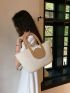 Fashion Women Shoulder Bag Woven Straw Bag Designer Handbag Large Capacity Tote Beach Purse