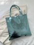 Medium Shoulder Tote Bag Metallic Funky