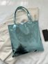 Medium Shoulder Tote Bag Metallic Funky