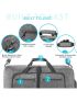 Travel Duffle Bag for Men, 65L Foldable Travel Duffel Bag with Shoes Compartment Overnight Bag for Men Women Waterproof & Tear Resistant (Gray)