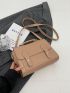 Minimalist Flap Square Bag Top Handle Small