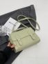 Minimalist Flap Square Bag Top Handle Small