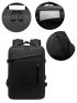 Buckle Decor Charging Port Design Functional Backpack