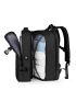 Buckle Decor Charging Port Design Functional Backpack