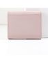 Letter Detail Small Wallet Flower Decor Pink