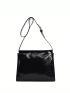 Metallic Hobo Bag Silver Funky Adjustable Strap