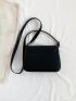 Mini Flap Saddle Bag Metal Decor Flap For Work