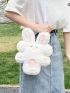 Cartoon Rabbit Design Fluffy Novelty Bag Cute