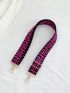 Adjustable Bag Strap Fashionable Polyester Geometric Pattern