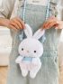 Mini Novelty Bag Rabbit Design Fluffy Cute