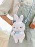 Mini Novelty Bag Rabbit Design Fluffy Cute