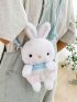 Mini Novelty Bag Rabbit Design Fluffy Cute