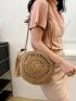 Tassel Decor Straw Bag Vacation Style