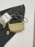 Fashion Square Crossbody Bag, Buckle Decor Shoulder Bag