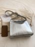 Medium Hobo Bag Textured Metallic Funky