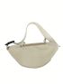 Large Fanny Pack Zip Front Minimalist Nylon