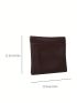 Minimalist Coin Purse Solid Color Self-Closing PU