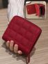 Square Men Women PU Wallet Short Card Holder Purse Money Women Clutch ID Credit Card Holder