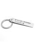 Mother's Day Gift For Mom Drive Safe Keychain Keyring Men Women Stainless Steel Bag Pendant Key Chain