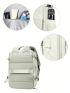 Medium Functional Backpack Release Buckle Decor Minimalist