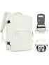 Medium Functional Backpack Release Buckle Decor Minimalist