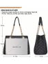 Shoulder Handbags for Women Quilted Tote Purse Ladies Designer Satchel  Bag with Chain Strap Gift