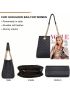 Shoulder Handbags for Women Quilted Tote Purse Ladies Designer Satchel  Bag with Chain Strap Gift