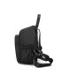 Minimalist Classic Backpack Small Zipper Black Nylon