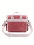 Girls Retro Simple Shoulder Bag, Fashionable Versatile Women's Bag, Waterproof Large Capacity Crossbody Bag