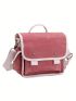 Girls Retro Simple Shoulder Bag, Fashionable Versatile Women's Bag, Waterproof Large Capacity Crossbody Bag