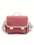 Girls Retro Simple Shoulder Bag, Fashionable Versatile Women's Bag, Waterproof Large Capacity Crossbody Bag