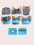 Foldable Travel Duffel Bag, Waterproof Nylon Luggage Carry Pouch, Lightweight Holiday Bag, Gym Bag