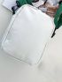 Fresh Canvas Diagonal Straddle Shoulder Bag Cute Versatile Student Bag