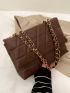 Casual Plaid Women Shoulder Bag Chain Strap Crossbody Bag For Women Fashion Lady Designer Handbag