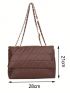 Casual Plaid Women Shoulder Bag Chain Strap Crossbody Bag For Women Fashion Lady Designer Handbag