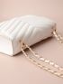 Chain Crossbody Bag Women Retro All-Match Hasp Texture Pu Shoulder Bag Fashion