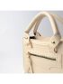 Mini Handbag For Women Litchi Embossed Pu