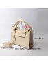 Mini Handbag For Women Litchi Embossed Pu