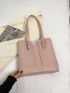 Fashion Trend Lady Shoulder Bag Solid Color For Women