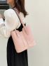 Fashion Trend Lady Shoulder Bag Solid Color For Women