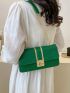 New Women's Fashion One Shoulder Crossbody Bag Solid Color