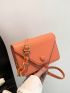 Mini Minimalist Flap Square Bag Solid Color