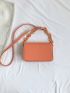 Mini Minimalist Flap Square Bag Solid Color