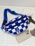 Checkered Graphic Fanny Pack Unisex Style