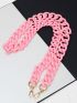 Trendy Rubber Lacquare Touching Lady Acrylic Strap Lady Shoulder Bag Strap