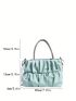 Mini Ruched Bag Green Fashionable For Daily