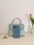 Mini Ruched Bag Green Fashionable For Daily