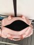 Pink Fashion Travel Bag Wet Dry Pocket With Shoe Compartment